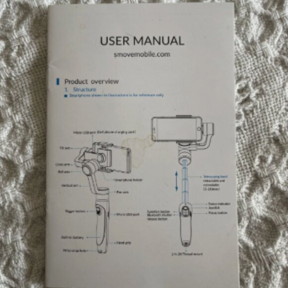 SMOVE MOBILE Smartphone Stabilizer Phone Gimbal - Picture 6 of 6